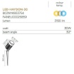 Immagine di Faro Orientabile da Giardino Led 30w CCT Ottica 30 IP67 Intec Haydon