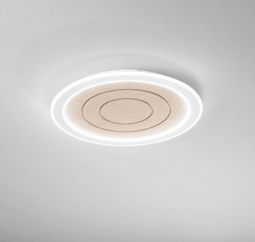 Immagine di Plafoniera Beige Led CCT 40w con Sistema Fonoassorbente Aux Intec