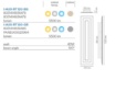 Immagine di Plafoniera LED 120x30 cm 40W CCT 3000K-6500K con Pannello Fonoassorbente Aux Intec