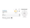 Immagine di Plafoniera Stagna Led CCT 18w IP65 Rubis 60 cm Intec