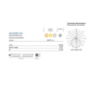 Immagine di Plafoniera per Esterni Stagna Led CCT 50w IP65 Rubis 150 cm Intec