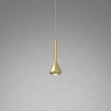 Immagine di Sospensione Moderna Per Penisola Cono Ottone GU10 Aygo Top Light