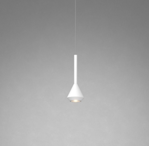 Immagine di Lampada Pendente Bianca Cono GU10 Per Penisola Aygo Top Light