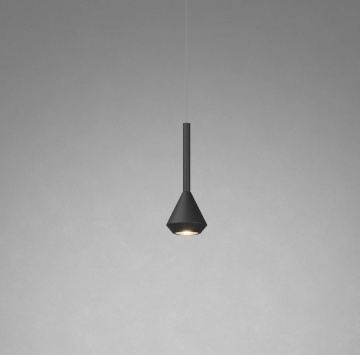 Immagine di Sospensione Penisola Cono Nero GU10 Aygo Top Light