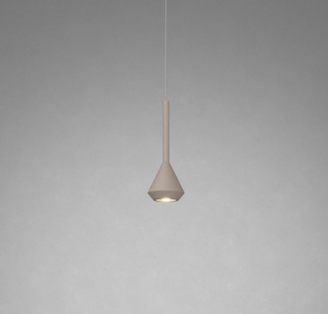Immagine di Lampada a Sospensione Aygo Sabbia Cono GU10 Top Light