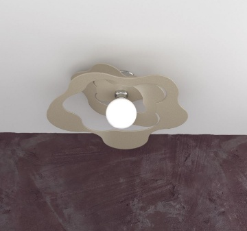 Immagine di Plafoniera Moderna Ripples Top Light Metallo 1xe27