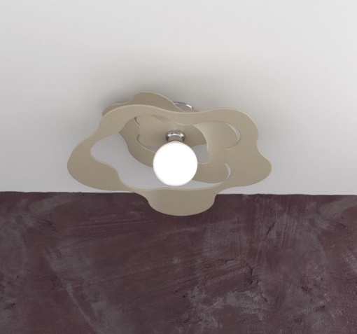 Immagine di Plafoniera Moderna Ripples Top Light Metallo 1xe27