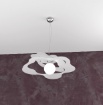 Immagine di Sospensione Moderna Top Light Ripples Metallo 1xe27