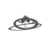 Immagine di Plafoniera Design Cerchi Metallici Moderna Bungee Top Light