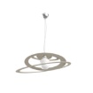 Immagine di Sospensione per Cucina Moderna Design Cerchi Bungee Top Light