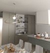 Immagine di Sospensione per Cucina Moderna Design Cerchi Bungee Top Light