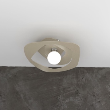 Immagine di Plafoniera da Soffitto Metallo Warped Top Light