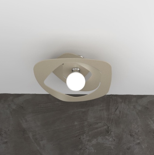 Immagine di Plafoniera da Soffitto Metallo Warped Top Light