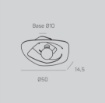 Immagine di Plafoniera da Soffitto Metallo Warped Top Light