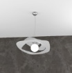 Immagine di Lampadario Per Cucina Moderna 50cm Warped Top Light