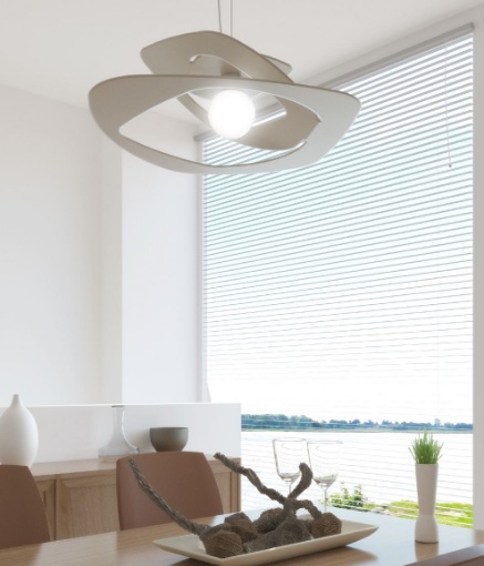 Immagine di Lampadario Per Cucina Moderna 50cm Warped Top Light