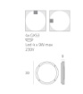 Immagine di Plafoniera Tonda da Esterno Soho 30 cm Top Light Led gx53