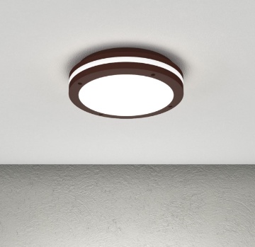Immagine di Plafoniera Tonda da Esterno Soho 30 cm Top Light Led gx53