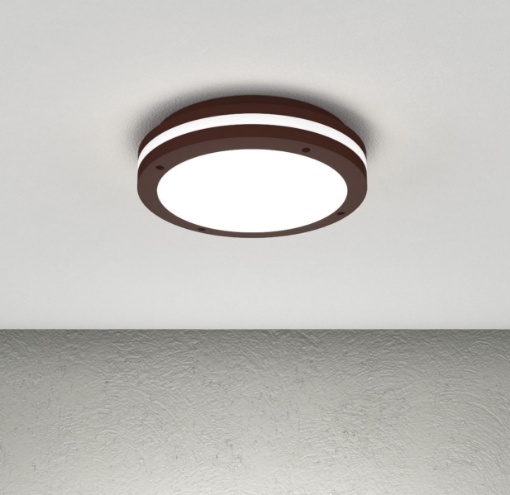 Immagine di Plafoniera Tonda da Esterno Soho 30 cm Top Light Led gx53