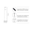 Immagine di Paletto Da Giardino Cilindro 77,5cm GU10 IP65 Anti Corrosione Focus Intec