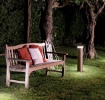 Immagine di Lampioncino Da Giardino 76cm Fungo Marrone Corten Led CCT IP65 Bitt Intec