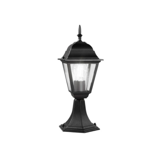 Immagine di Lampioncino Classico Da Esterno Basso 39 cm Alluminio Nero IP44