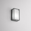 Immagine di Applique da esterno IP65 rettangolare Antracite Led E27 Lanx Isyluce