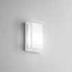 Immagine di Applique Esterna Squadrata IP65 Lanx Bianco Isyluce