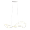Immagine di Lampadario Onda Bianco Led 58w 3000k Dimmerabile Tempest Redo