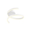 Immagine di Plafoniera Moderna Scroll Bianca Led 27w CCT Dimmerabile Redo