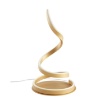 Immagine di Lampada da Tavolo Scroll Oro 46 cm Led CCT Touch Dimmer Redo