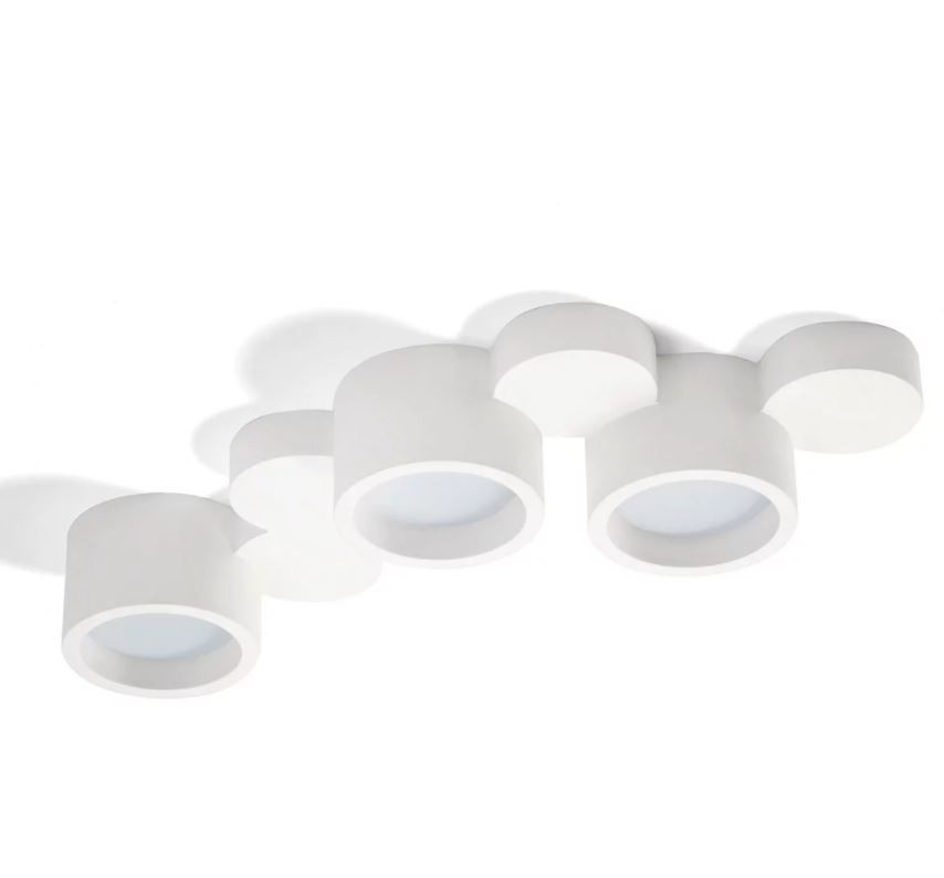 plafoniera in gesso moderna